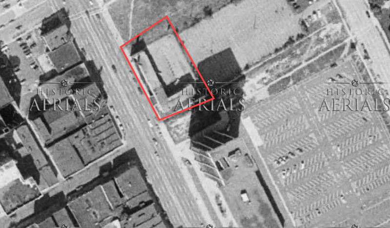 Centrex Motel - 1973 Aerial (newer photo)